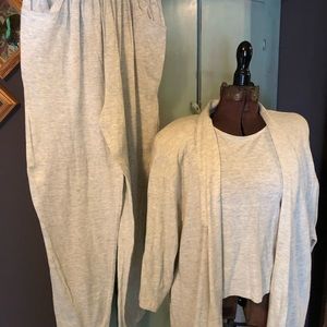 Semi vintage casual wear. 70’s 3 piece knit outfit